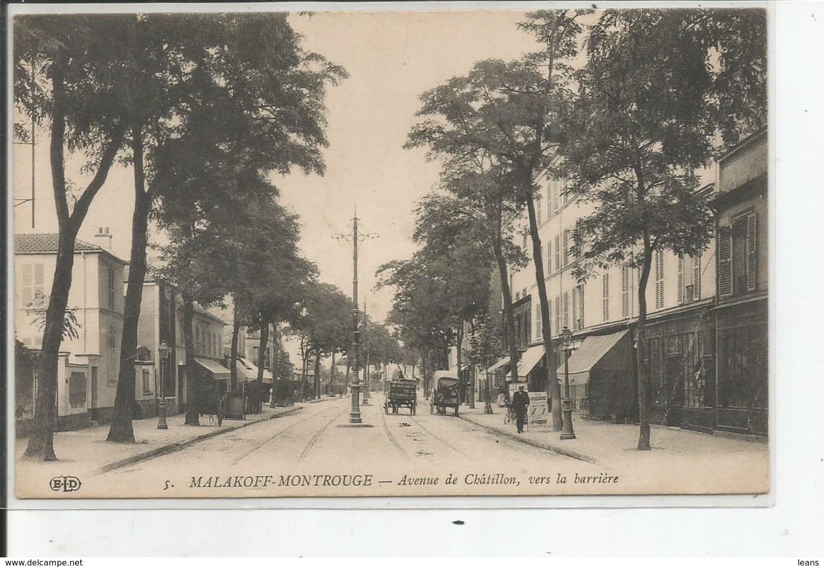 MALAKOFF MONTROUGE   Avenue De Chatillon ,vers La Barriere   No 5  ELD - Malakoff