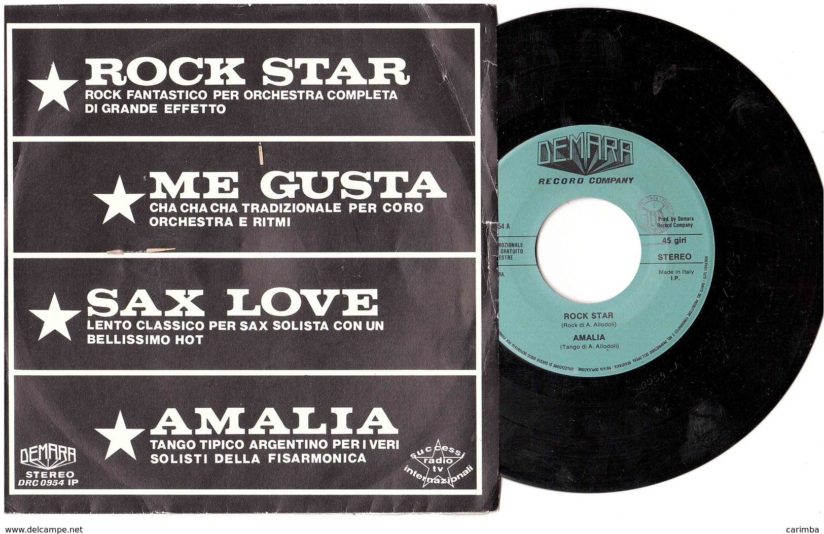 ROCK STAR ME GUSTA SAX LOVE AMALIA - Disco & Pop