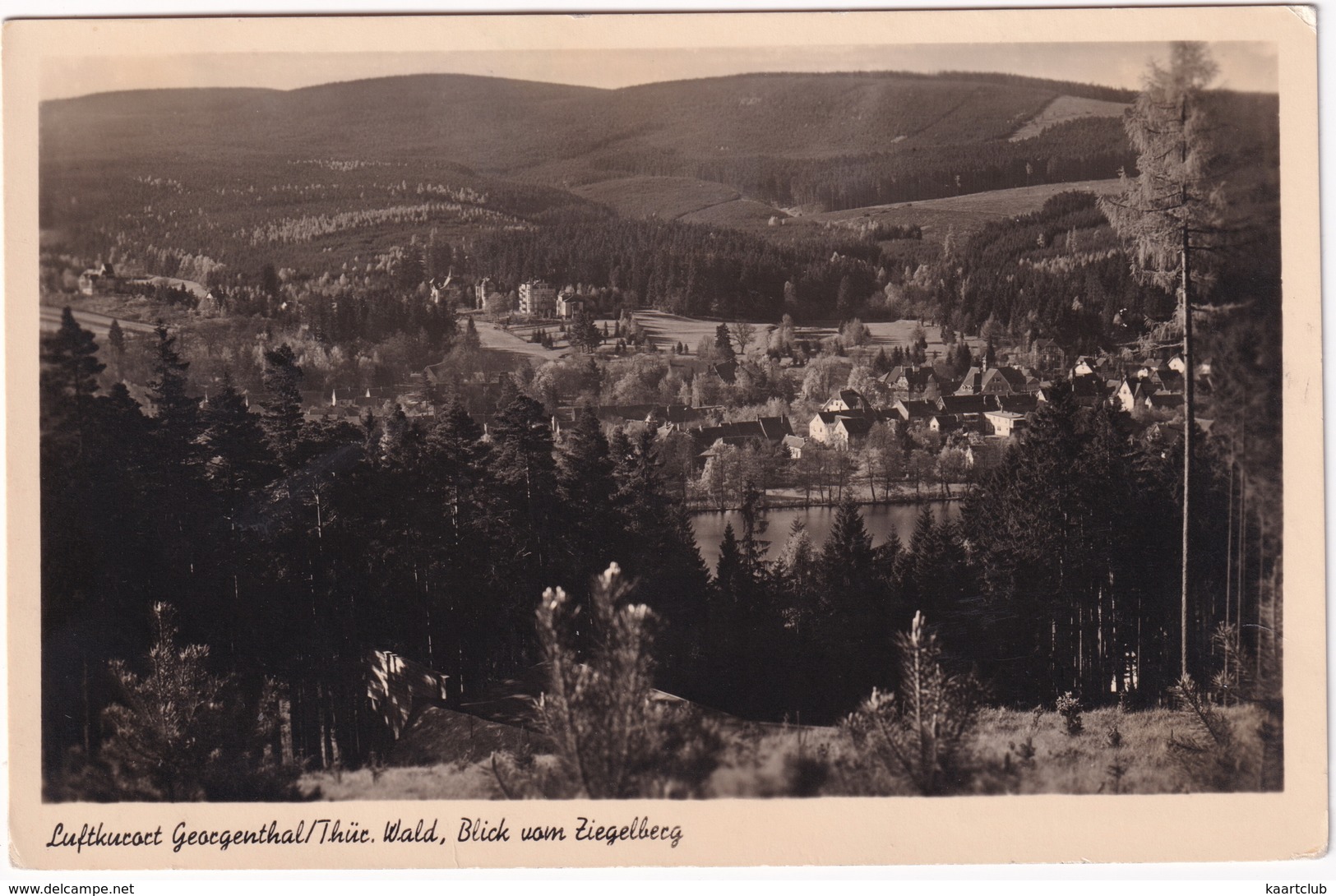 Luftkurort Georgenthal / Thür., Blick Vom Ziegelberg - (195?) - Georgenthal