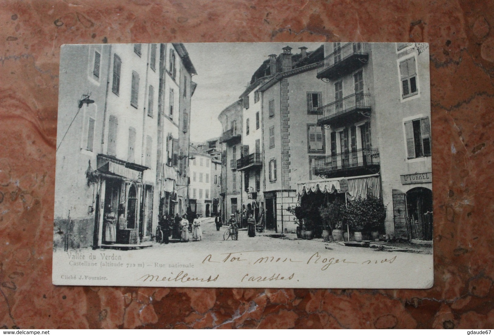 CASTELLANE (04) - RUE NATIONALE - VALLEE DU VERDON - Castellane