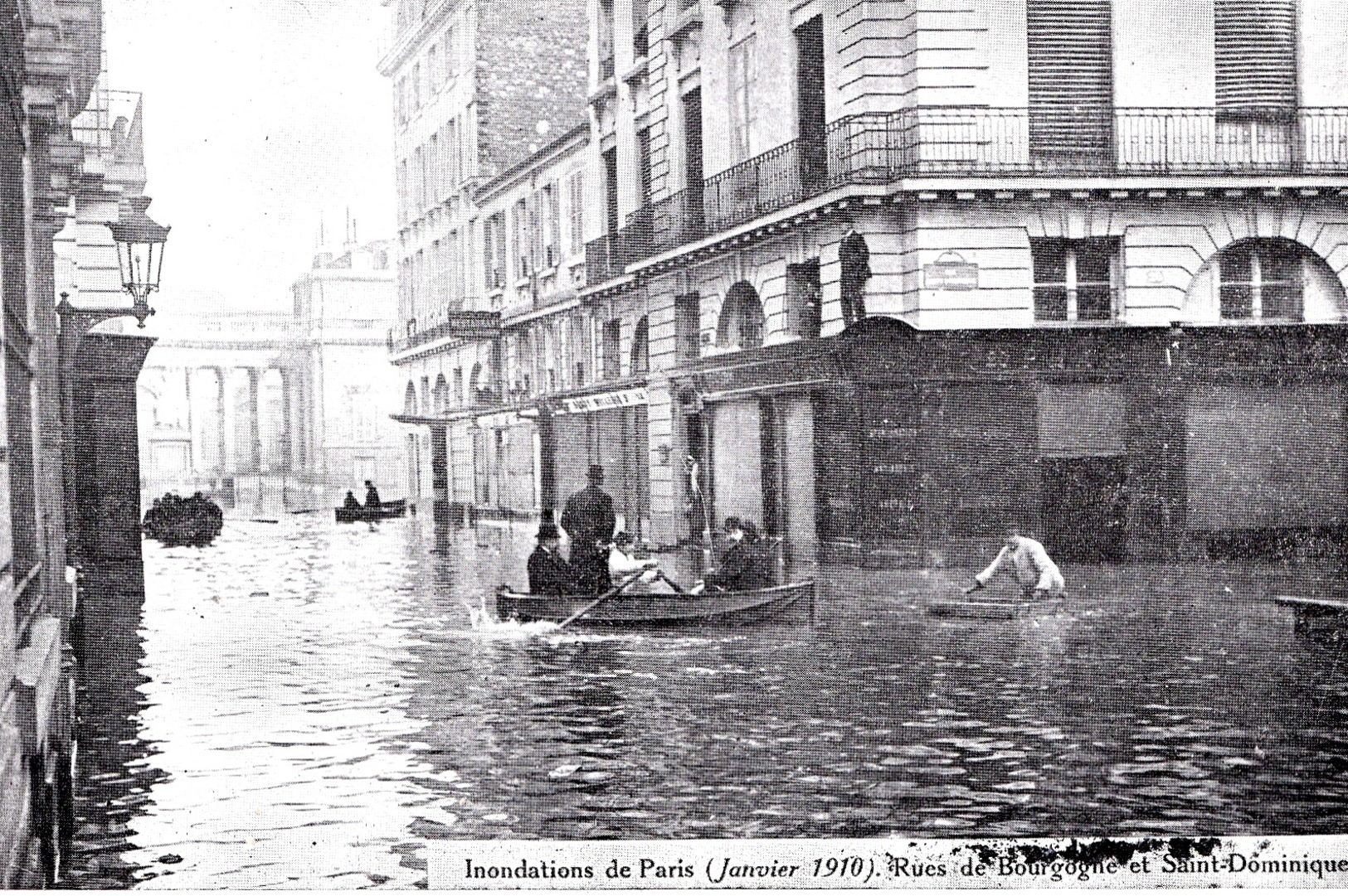 INONDATIONS -  RUE DE BOURGOGNE    Bb-959 - Inondations De 1910