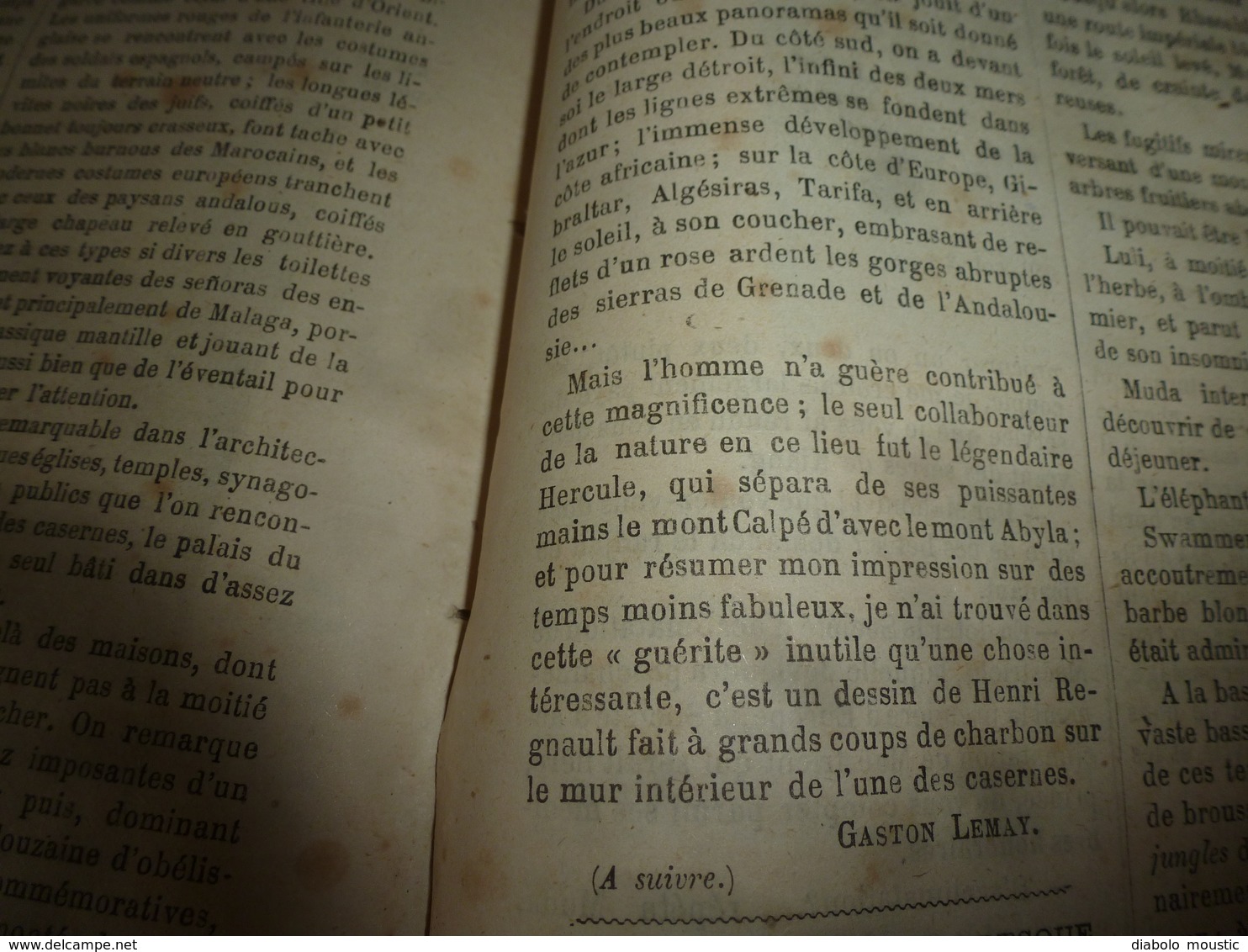 1882 JDV:  Les voyages de la JUNON (Gibraltar) ; Villes berbères au Sahara (Ouargla,etc);Wilson ,l'Ermite canadien;etc