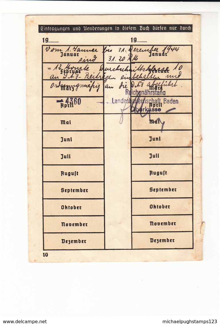 Germany / Revenue Stamps - Other & Unclassified