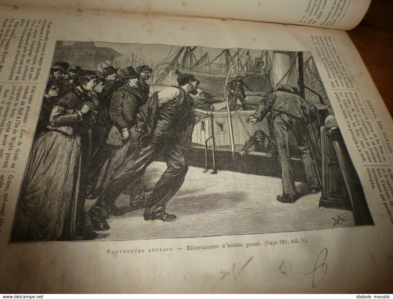 1882 JDV:English Rescuers (Ellerthorpe,Buxton,John Mantle,William Darling,etc);Voyages De La Junon (Madère:suite);etc - 1850 - 1899