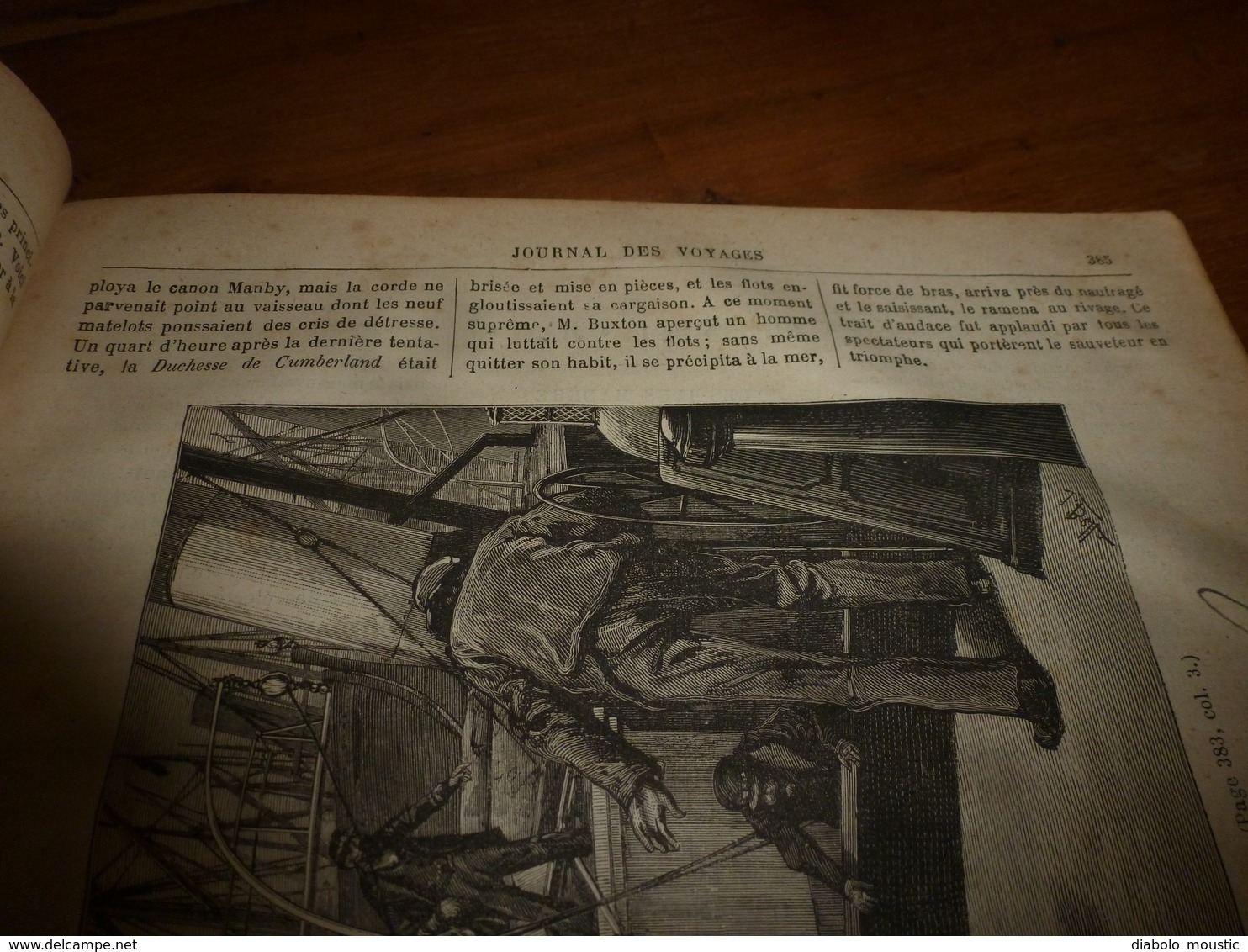 1882 JDV:English rescuers (Ellerthorpe,Buxton,John Mantle,William Darling,etc);Voyages de La Junon (Madère:suite);etc