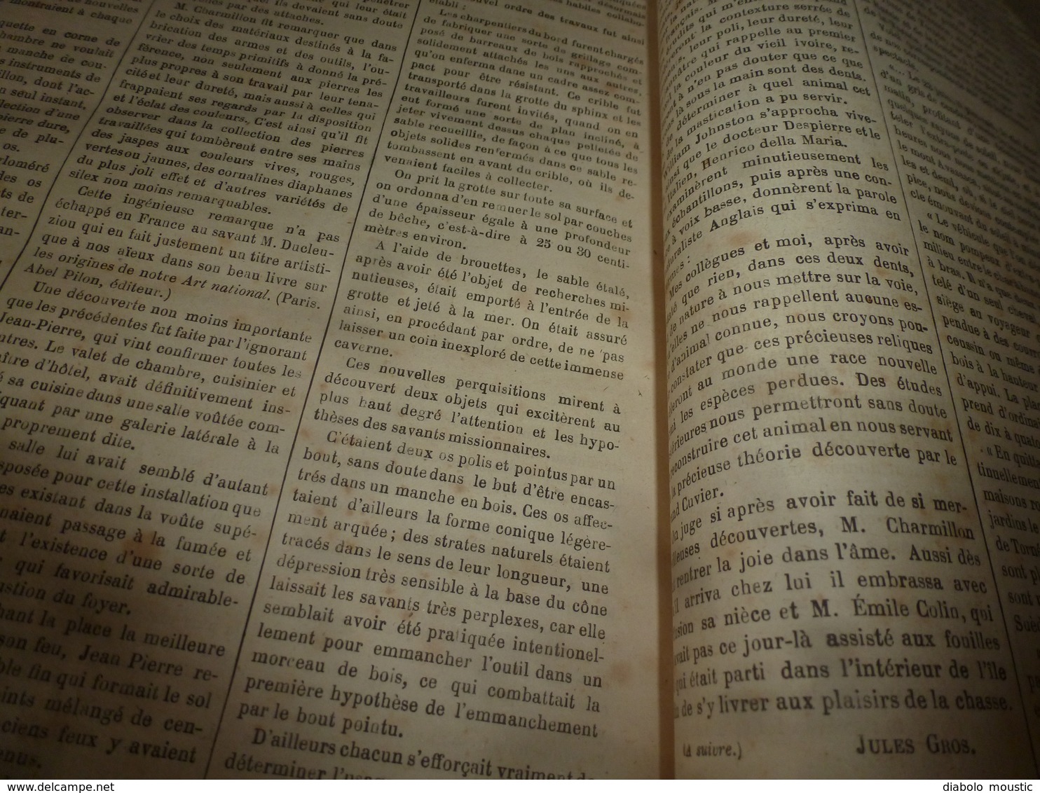 1882 JDV:English rescuers (Ellerthorpe,Buxton,John Mantle,William Darling,etc);Voyages de La Junon (Madère:suite);etc