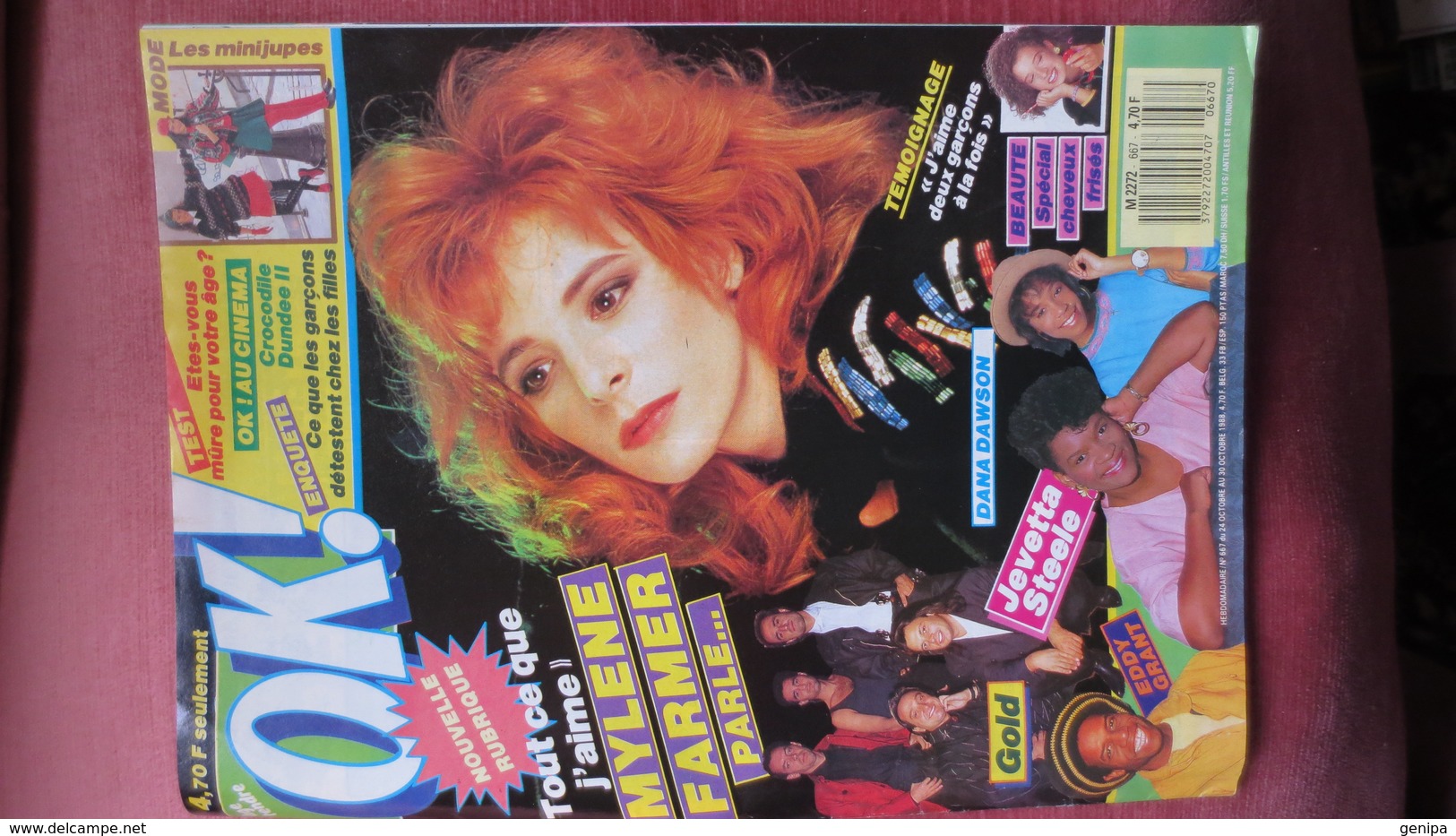 MAGAZINE OK. N° 667. 1988. (Scan Sommaire) - People