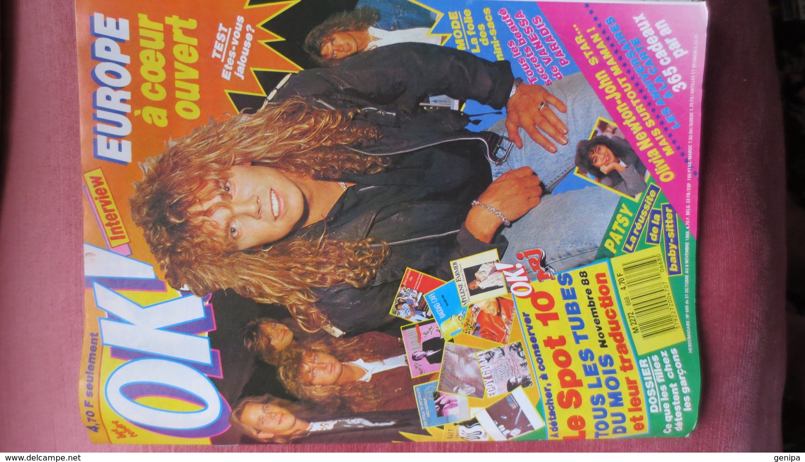 MAGAZINE OK. N° 668. 1988. (Scan Sommaire) - People
