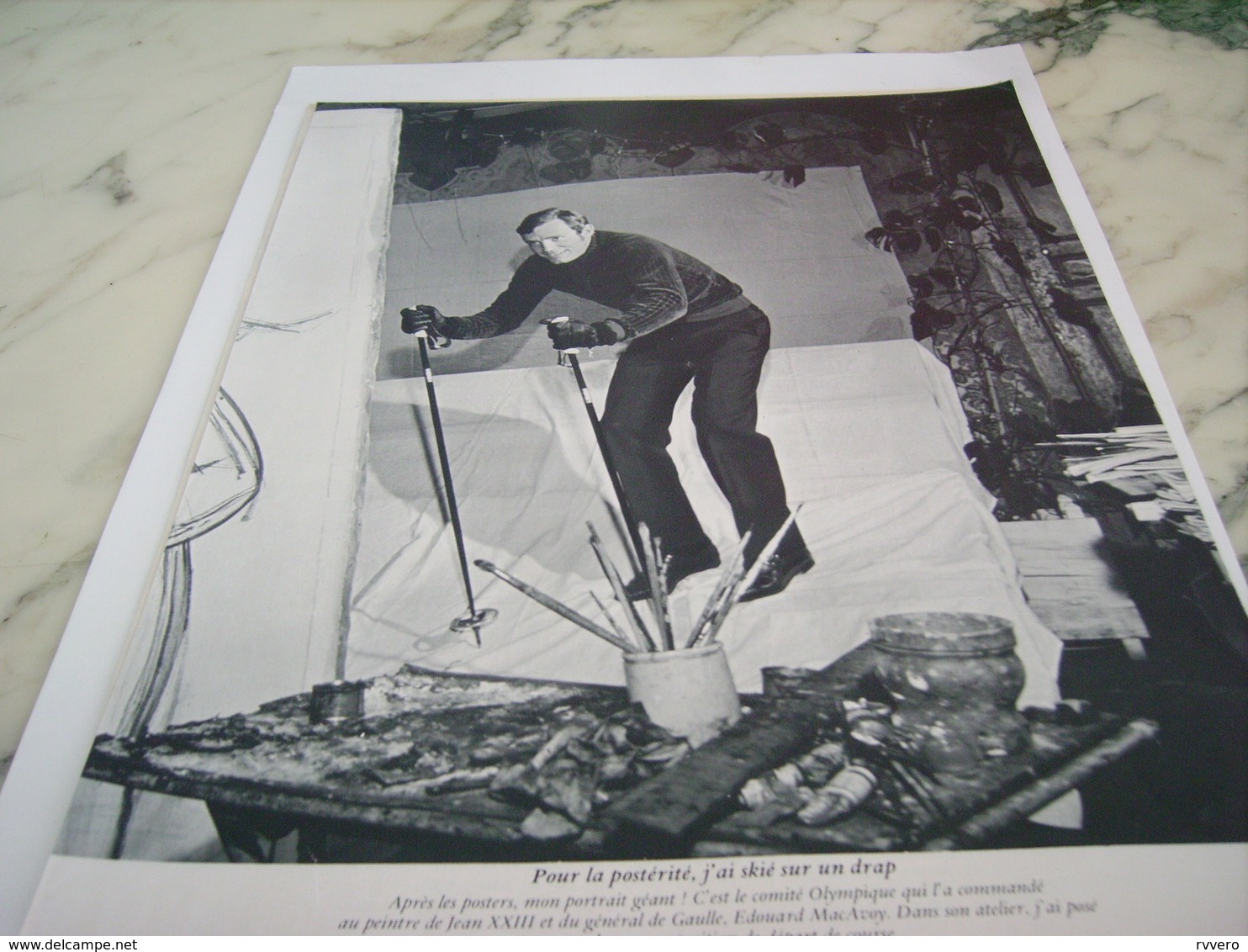 ANCIENNE PUBLICITE  JEAN CLAUDE KILLY  1968 - Sports D'hiver