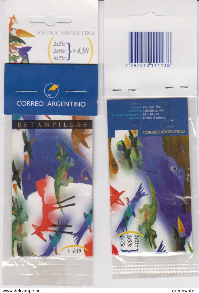 Argentina 1995 Fauna Argentina Booklet ** Mnh (in Original Package As Delivered From The Post) (43930) - Postzegelboekjes