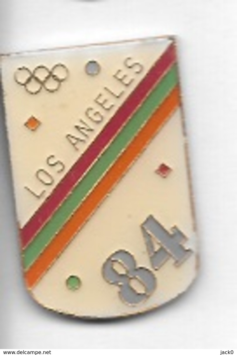 Pin's  Ville, Sport  J.O  LOS  ANGELES   1984 - Juegos Olímpicos