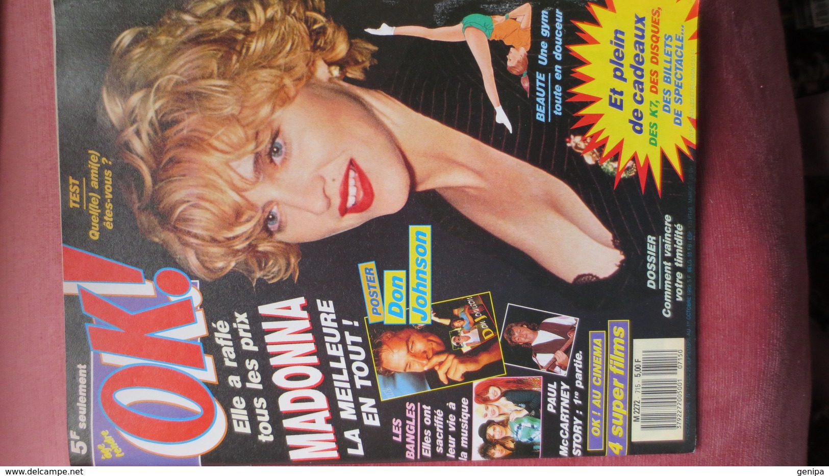 MAGAZINE OK. N° 715. 1989. (Scan Sommaire) - People