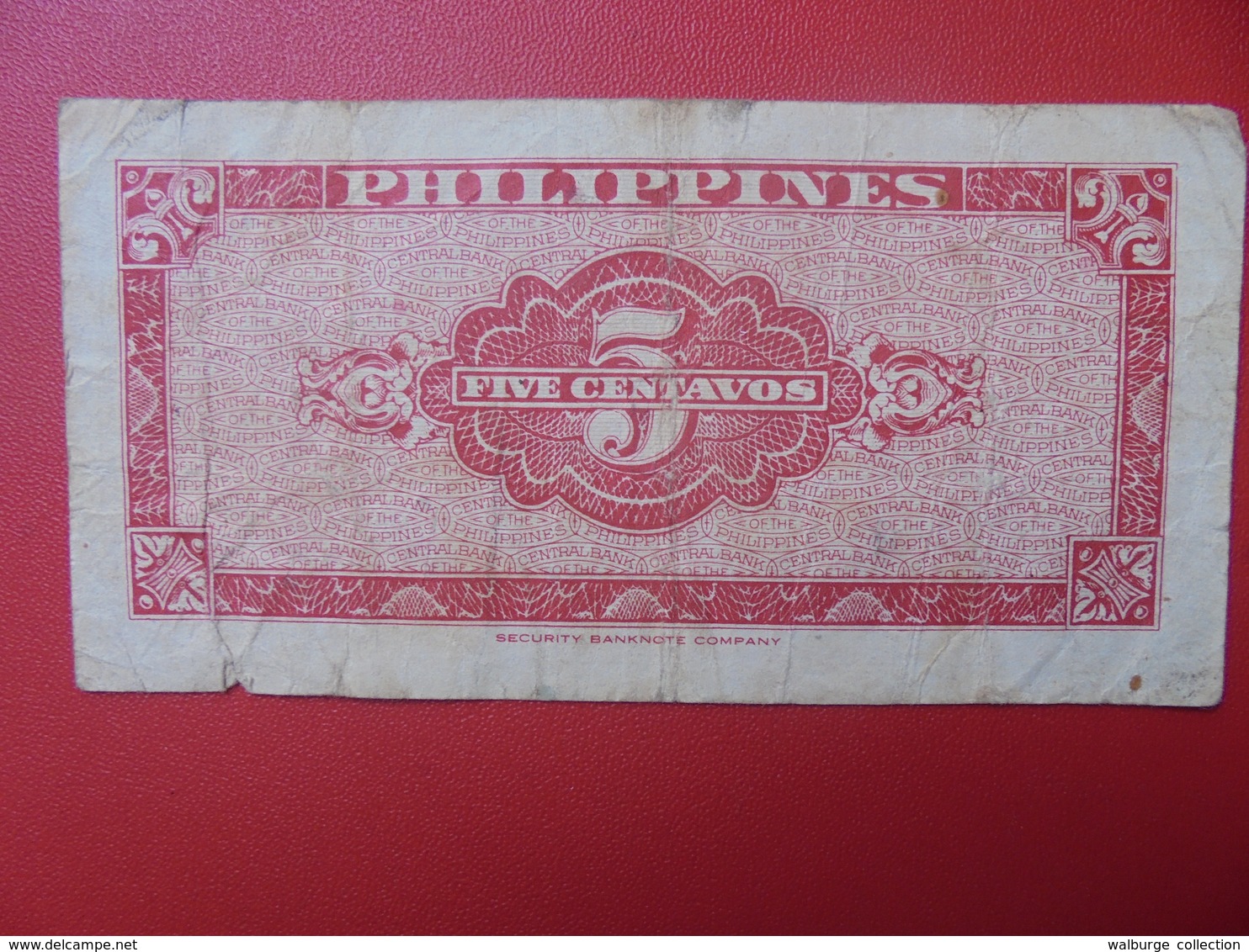 PHILIPINNES 5 CENTAVOS 1949 CIRCULER (B.5) - Filipinas