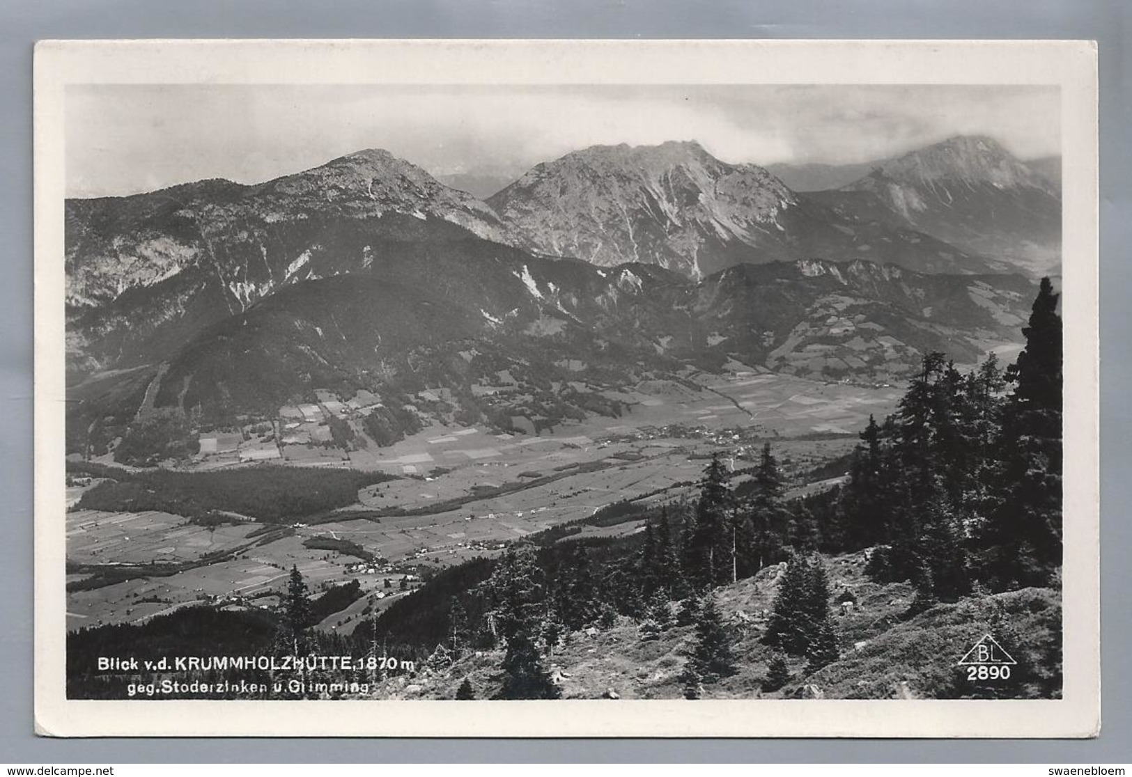 AT.- HAUS Im ENNSTAL. Blick V.d. KRUMMHOLZHUTTE. Geg. Stoderzinken U. Grimming - Haus Im Ennstal