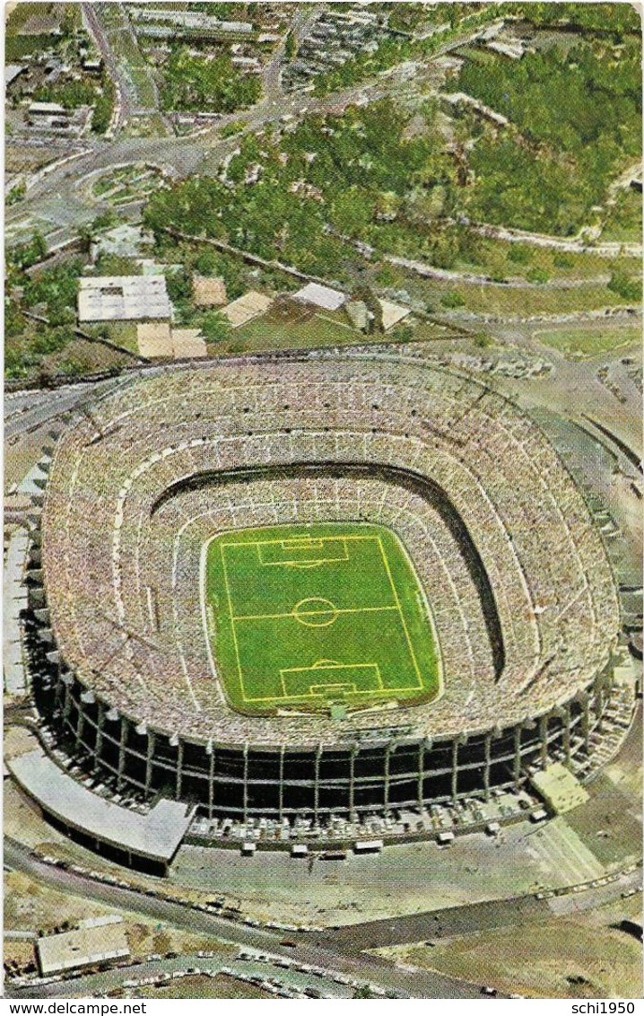 ~  JP  ~   Estadio AZTECA   Inauguracion Domingo 29  De Mayo  De 1966   ~ - Calcio