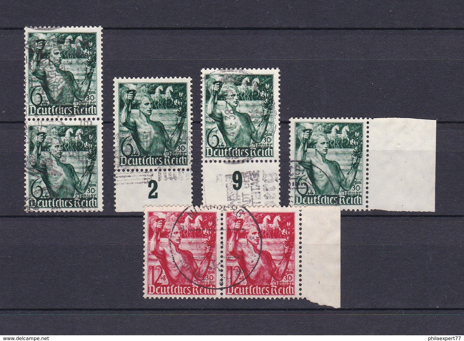 Deutsches Reich - 1938 - Michel Nr. 660/661 - 23 Euro - Gebraucht