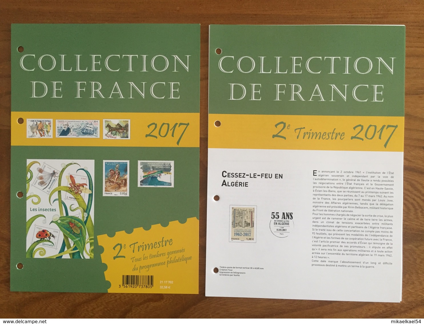 Collection Philatélique, Pochettes Trimestrielles - 2017 - Timbres Neufs MNH ** - 2010-2019