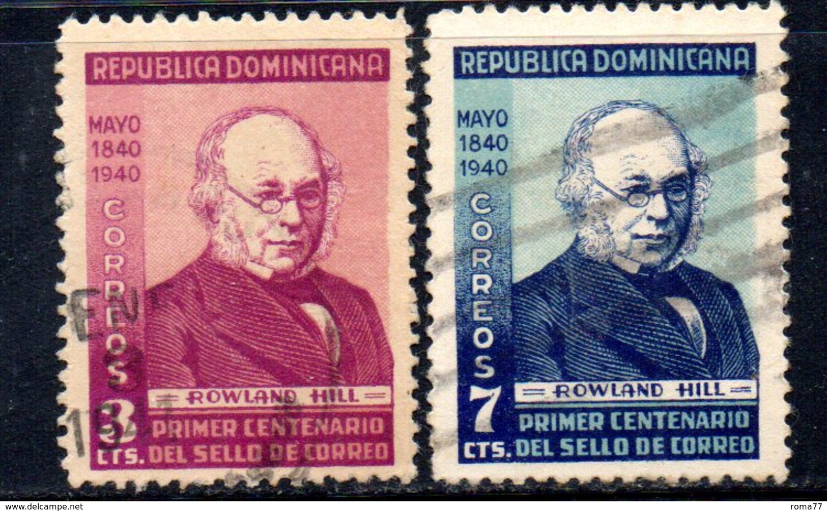 APR1848 - REPUBBLICA DOMINICANA 1940 , Serie Yvert N.  334/335  Usato (2380A) - Repubblica Domenicana