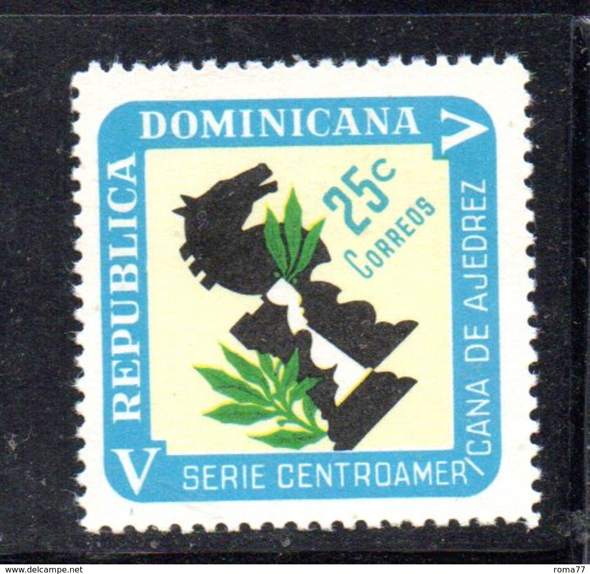 APR2034 - REPUBBLICA DOMINICANA 1967 , Serie Yvert N.  657   ***  MNH  (2380A)  Scacchi Chess - Repubblica Domenicana