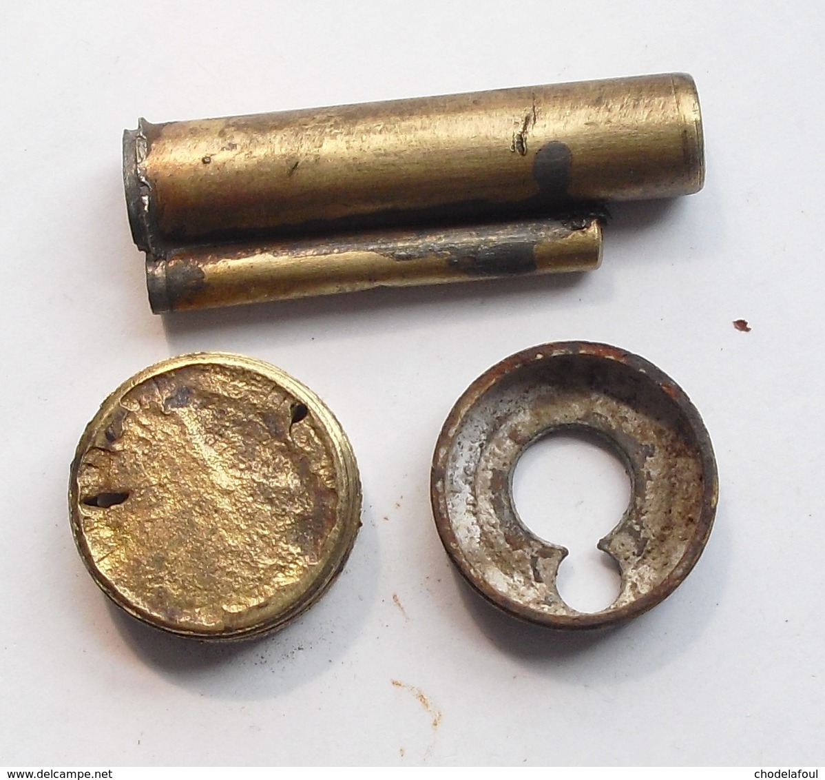 Bouchon Grenade à Fusil Anglaise Mills N°5 + Gaine En Laiton 1914  1918 Ww1 - 1914-18