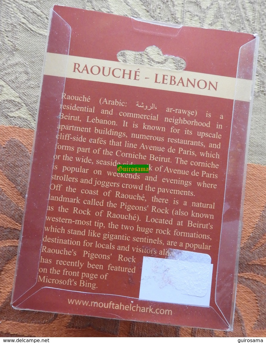 Liban - Raouché (Beyrouth) - élément Souvenir Dans Sa Boîte D'origine - Années 2000 - Sonstige & Ohne Zuordnung