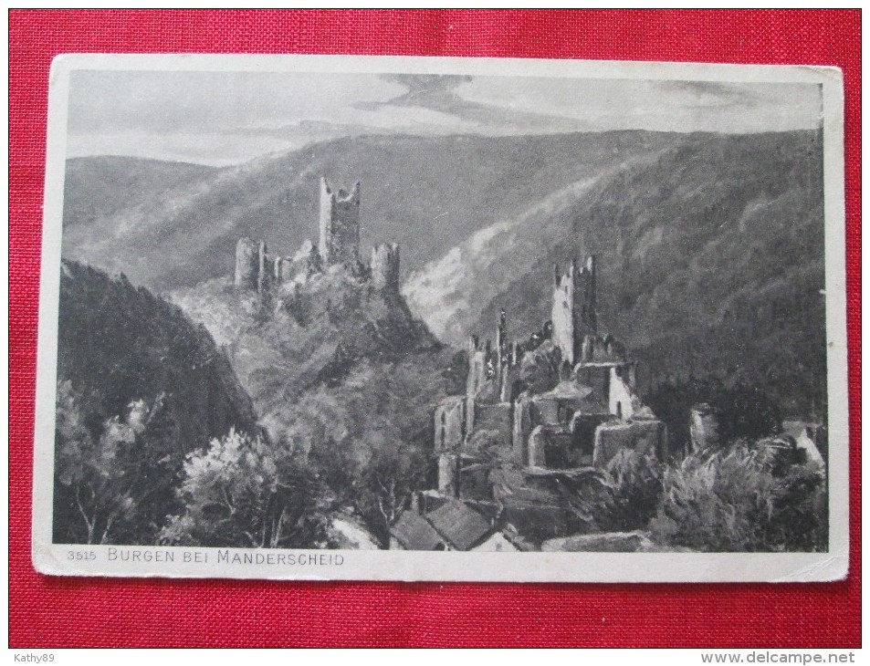 MANDERSCHEID (allemagne) Lot 4 Cartes Burgen Ruine - Manderscheid