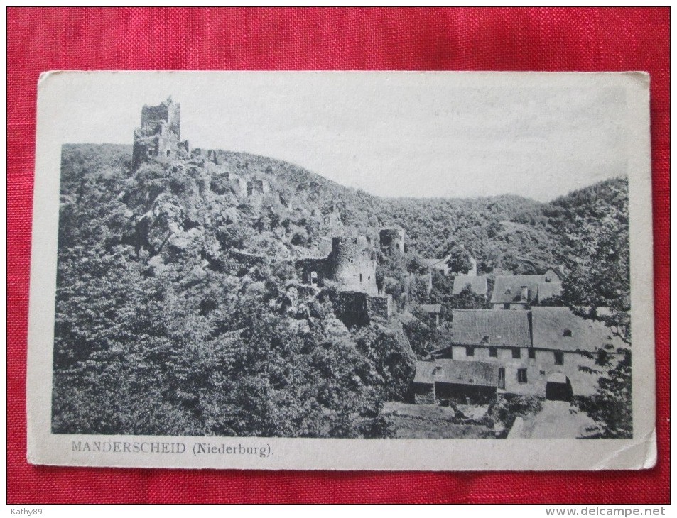 MANDERSCHEID (allemagne) Lot 4 Cartes Burgen Ruine - Manderscheid