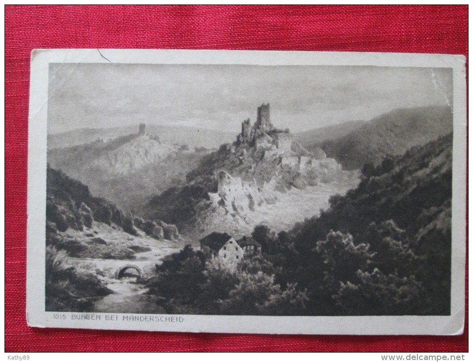 MANDERSCHEID (allemagne) Lot 4 Cartes Burgen Ruine - Manderscheid