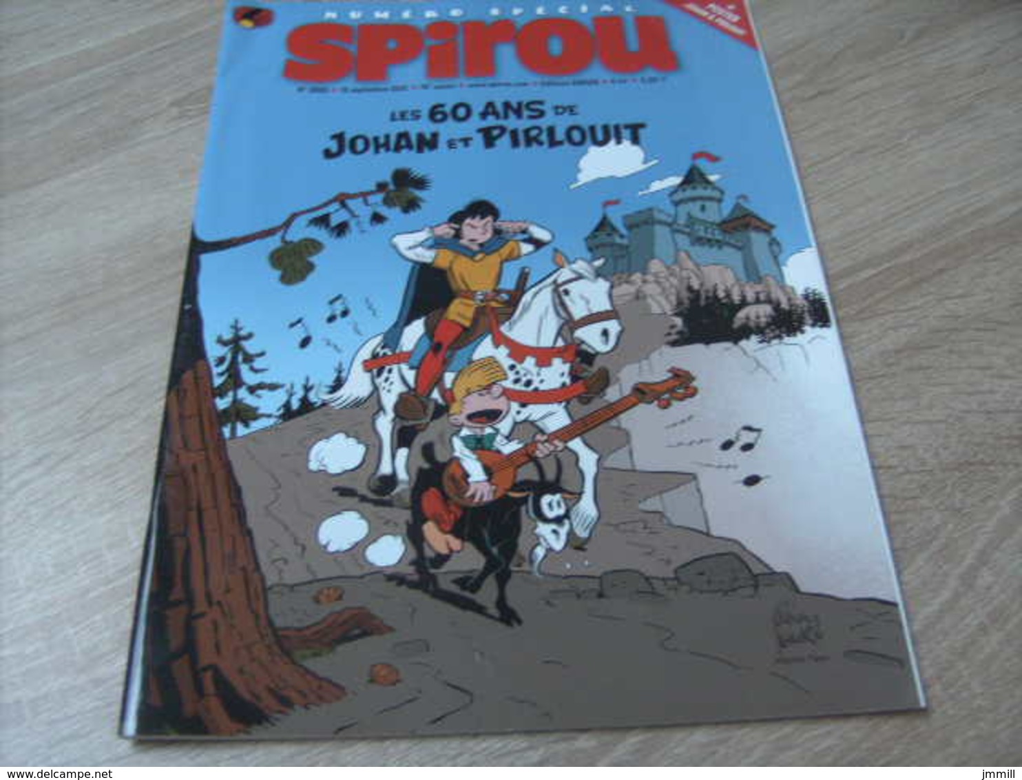 Mes Ref  SP 6 : Année 2012 : Spirou 3883 Spécial Peyo Johan Pirlouit + Supplement Poster - Spirou Magazine