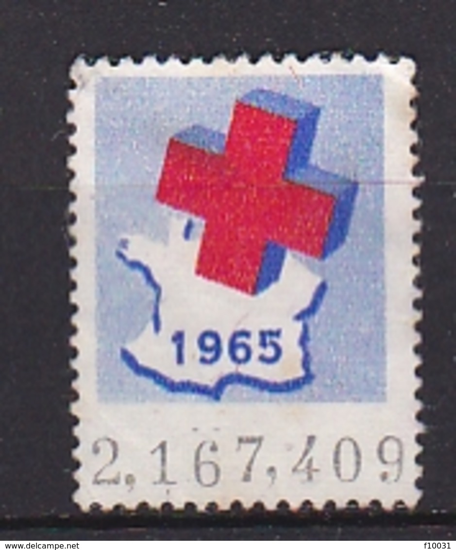 Timbre Erinnophilie  CROIX ROUGE 1965 - Croix Rouge