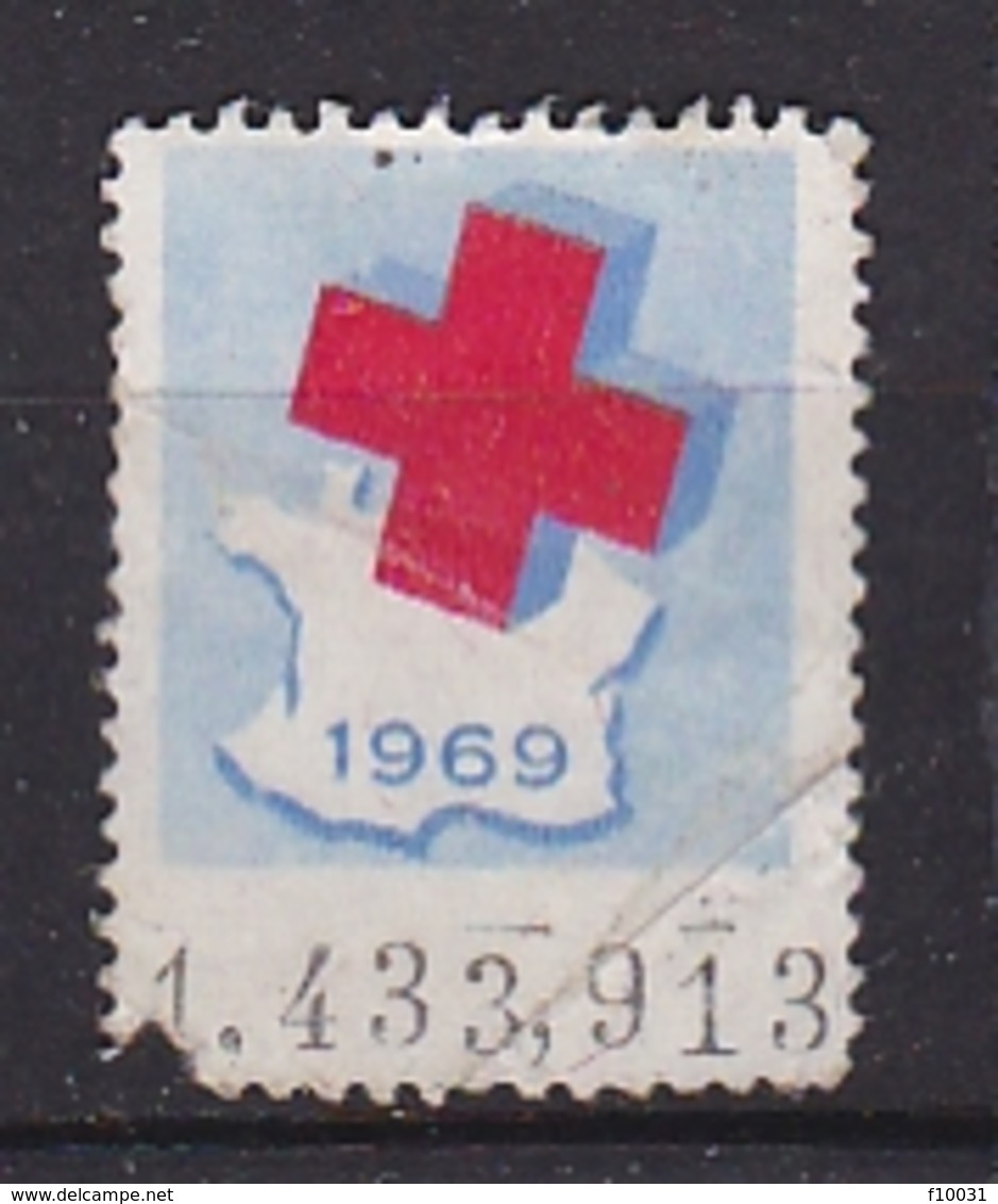 Timbre Erinnophilie  CROIX ROUGE 1969 - Red Cross
