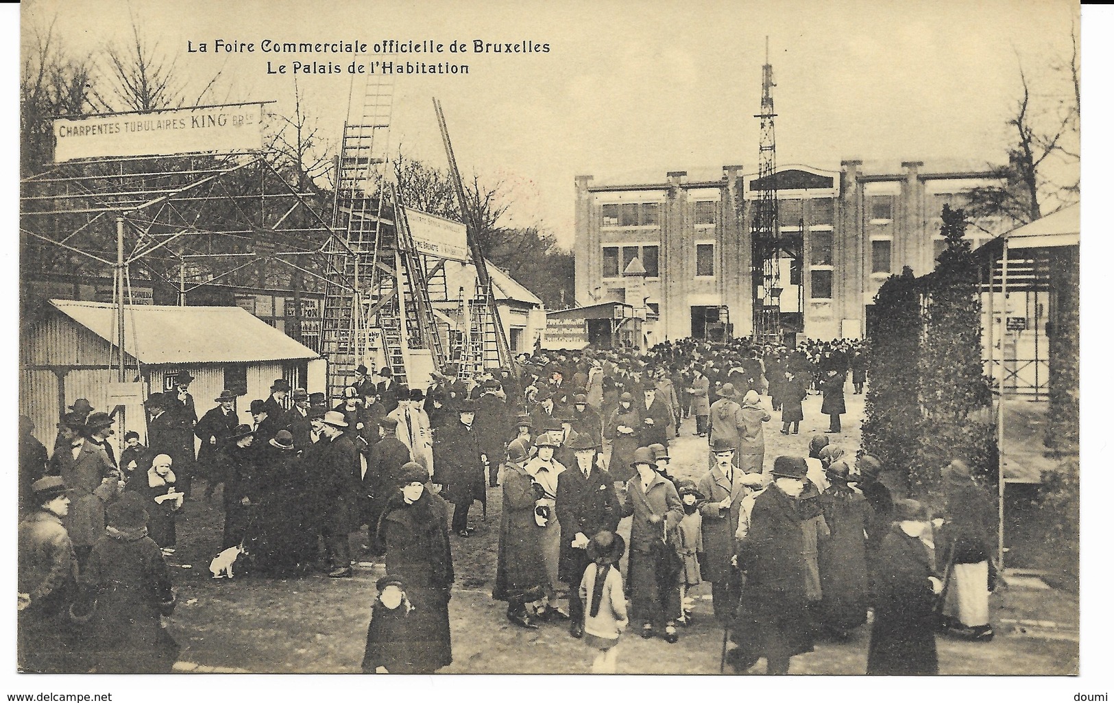 BELGIQUE BRUXELLES La Foire Commerciale Officielle   Le Palais De L'Habitation Forte Animation Non écrite - Fêtes, événements