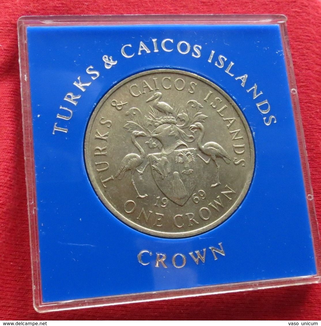 Turks And Caicos 1 Crown 1969 - Turks En Caicoseilanden