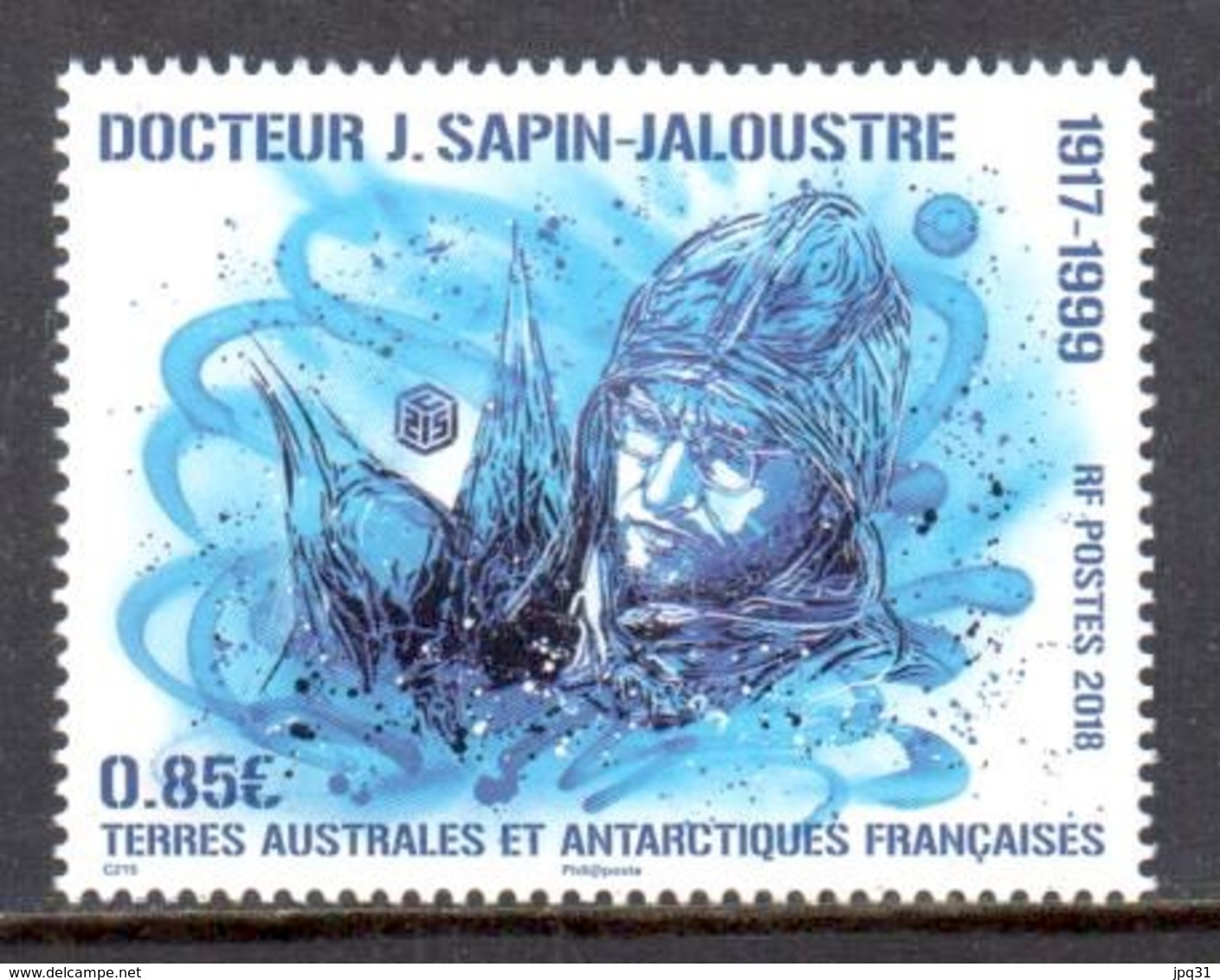 TAAF 2018 - Dr J. Sapin-Jaloustre ** - Unused Stamps