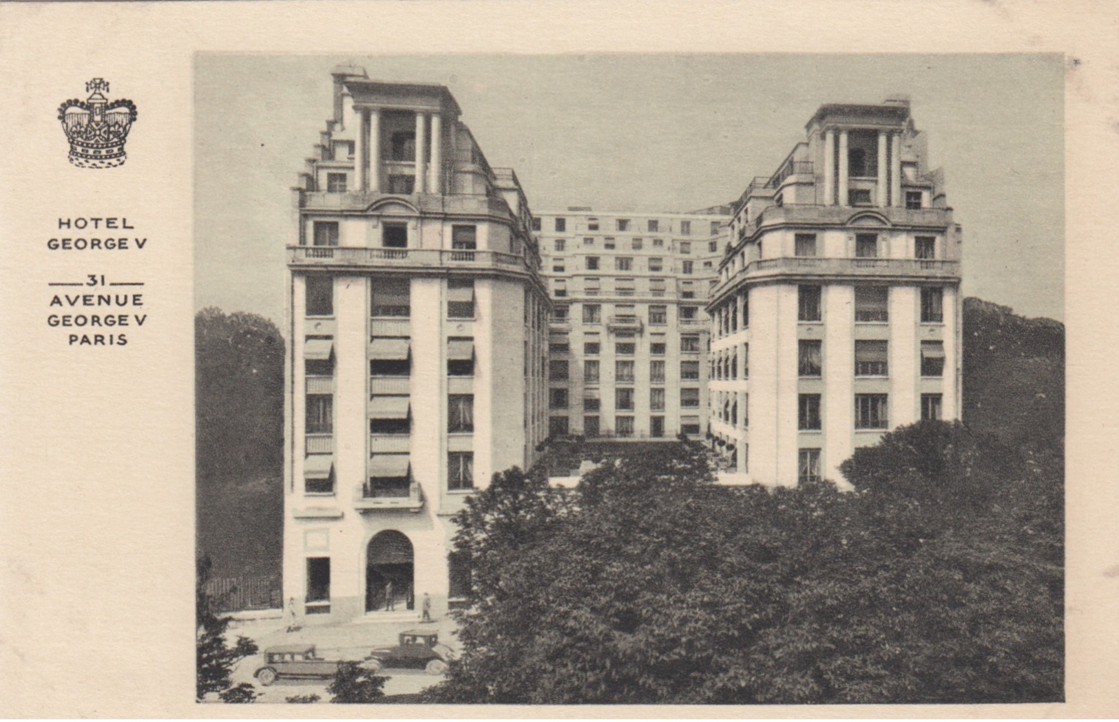 PARIS , France. 00-10s , Hotel George V - Cafés, Hôtels, Restaurants