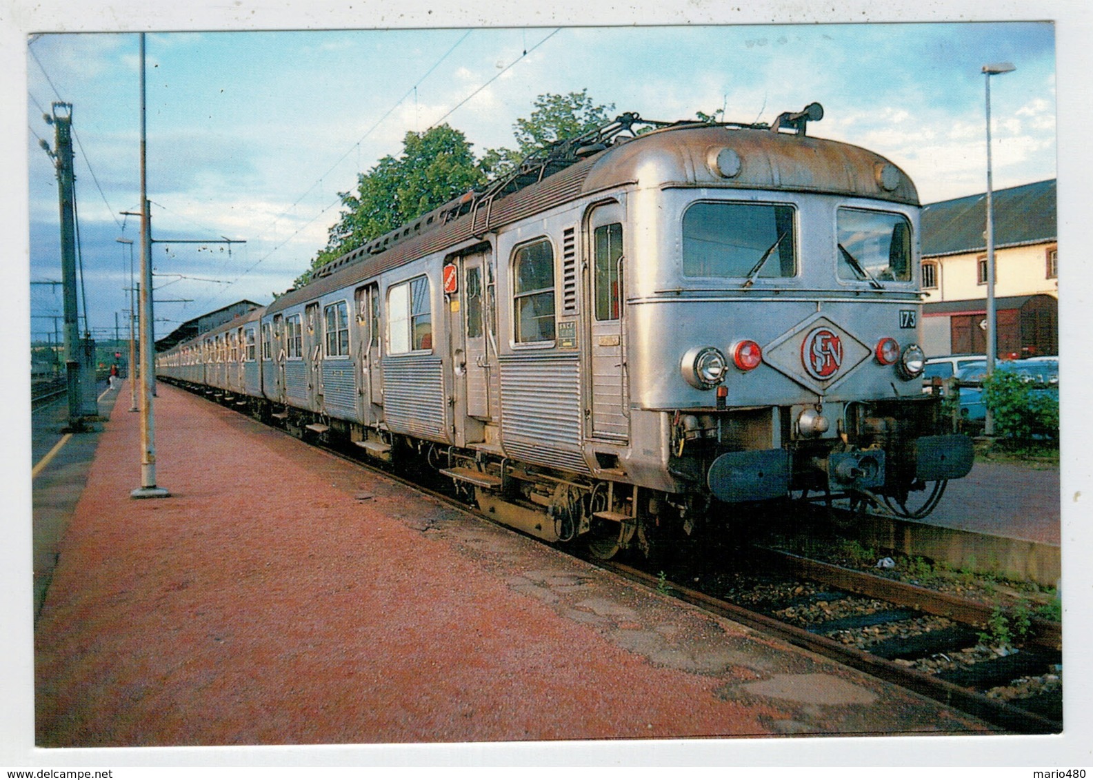 FRANCIA  CHARTRES AU MANS     TRAIN- ZUG- TREIN- TRENI- GARE- BAHNHOF- STATION- STAZIONI   2 SCAN  (NUOVA) - Treni