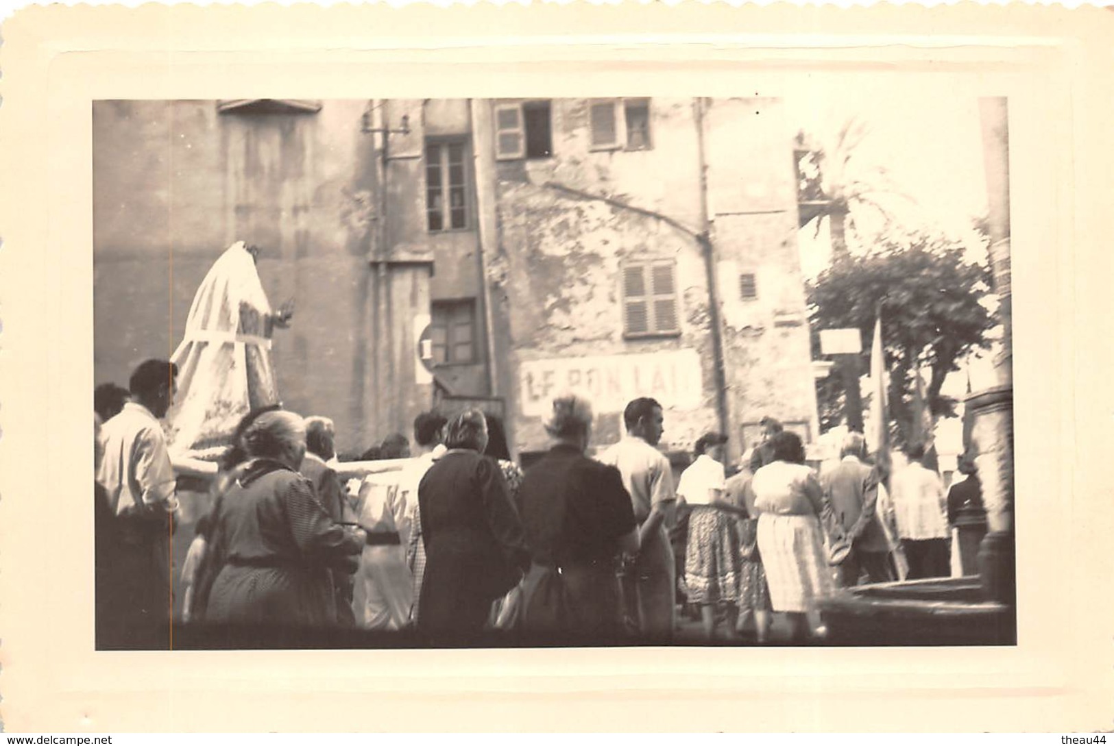 ¤¤   -  ANTIBES   -   Cliché De La Procession De La Vierge De La Garoupe En 1954   -  Voir Description  -  ¤¤ - Cap D'Antibes - La Garoupe