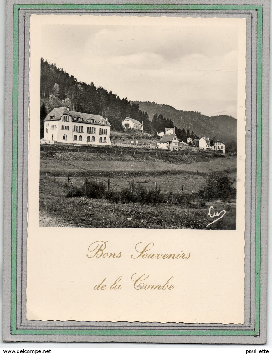 CPSM Dentelée - SENONES (88) - Aspect Du Quartier De La Combe Dans Les Années 50 - Senones