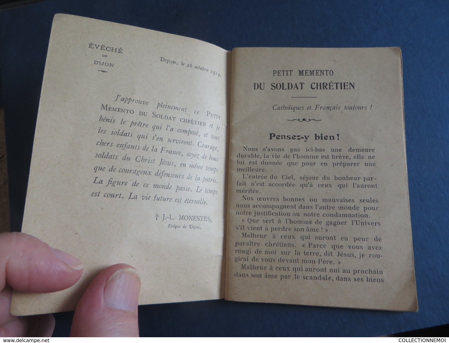 PETIT MEMENTO DU SOLDAT CHRETIEN,complet 64 Pages (lot 37) - Religión & Esoterismo