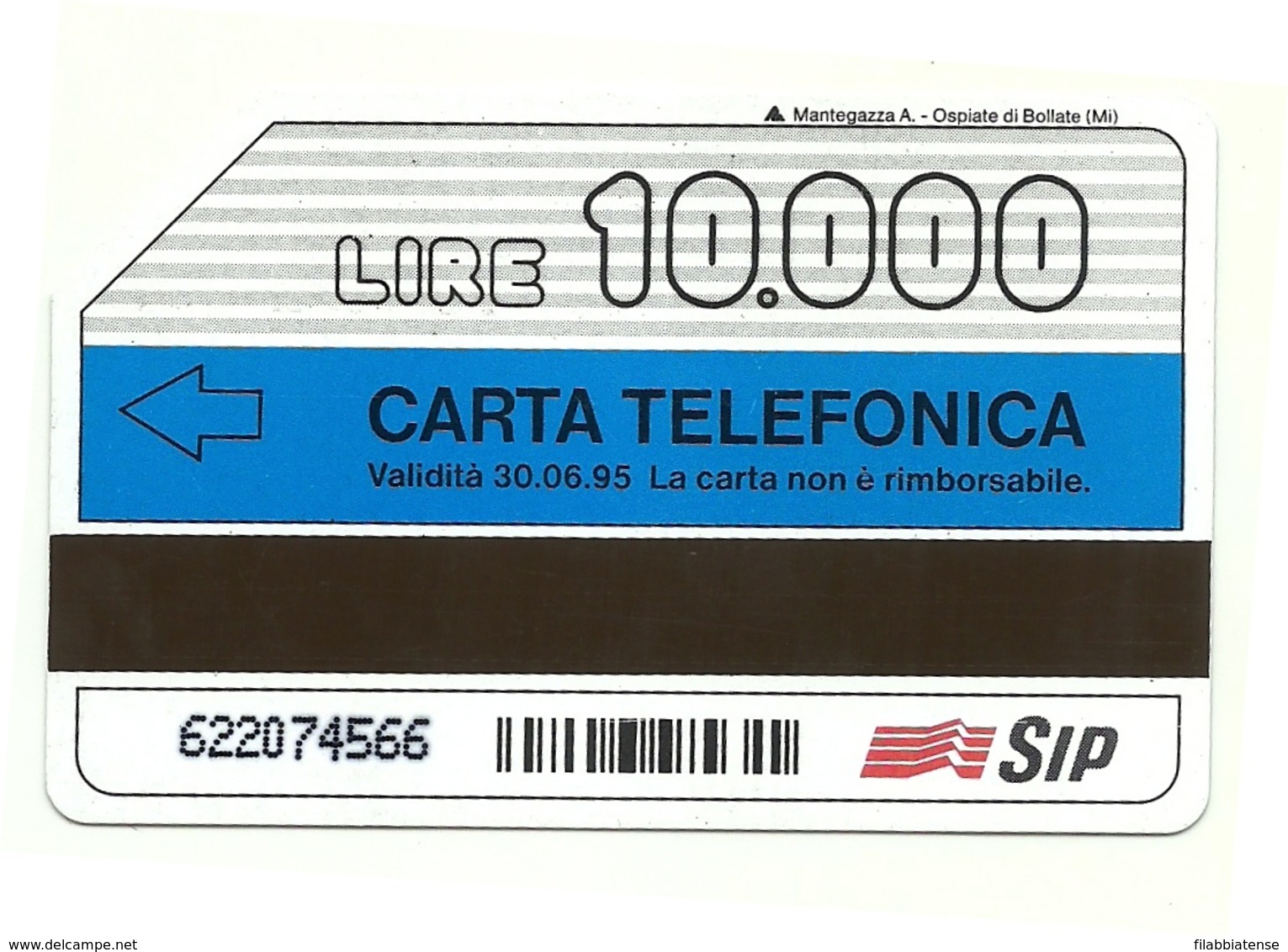 Italia - Tessera Telefonica Da 10.000 Lire N. 277 - 30/06/95 Iritel - Opérateurs Télécom