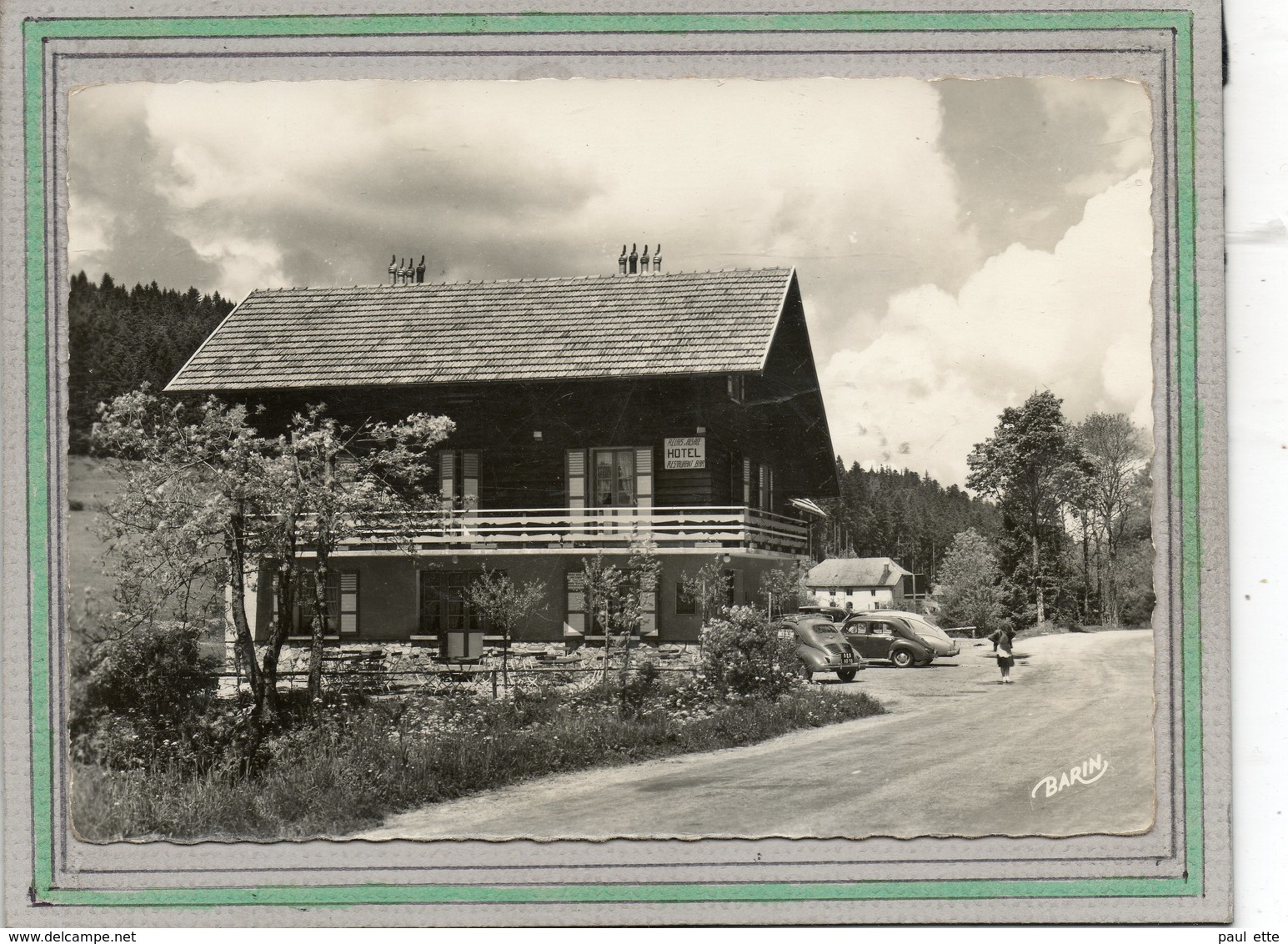 CPSM Dentelée - MARTIMPRé-XONRUPT-LONGEMER (88) - Aspect De La Ferme-Auberge Du Relais D'Alsace Dans Les Années 50 - Sonstige & Ohne Zuordnung