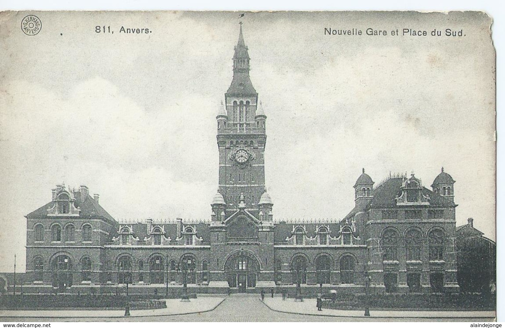 Antwerpen - Anvers - Nouvelle Gare Et Place Du Sud - G. Hermans No 811 - Antwerpen
