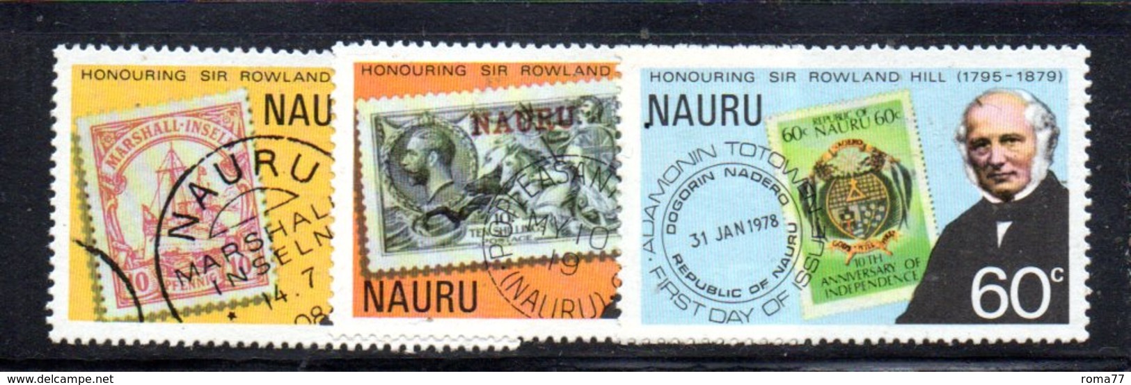 APR2048 - NAURU 1979 , Serie Yvert N.  188/190   ***  MNH  (2380A)  Hill - Nauru