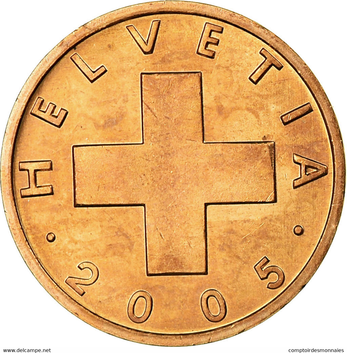 Monnaie, Suisse, Rappen, 2005, Bern, SPL, Bronze, KM:46 - Autres & Non Classés