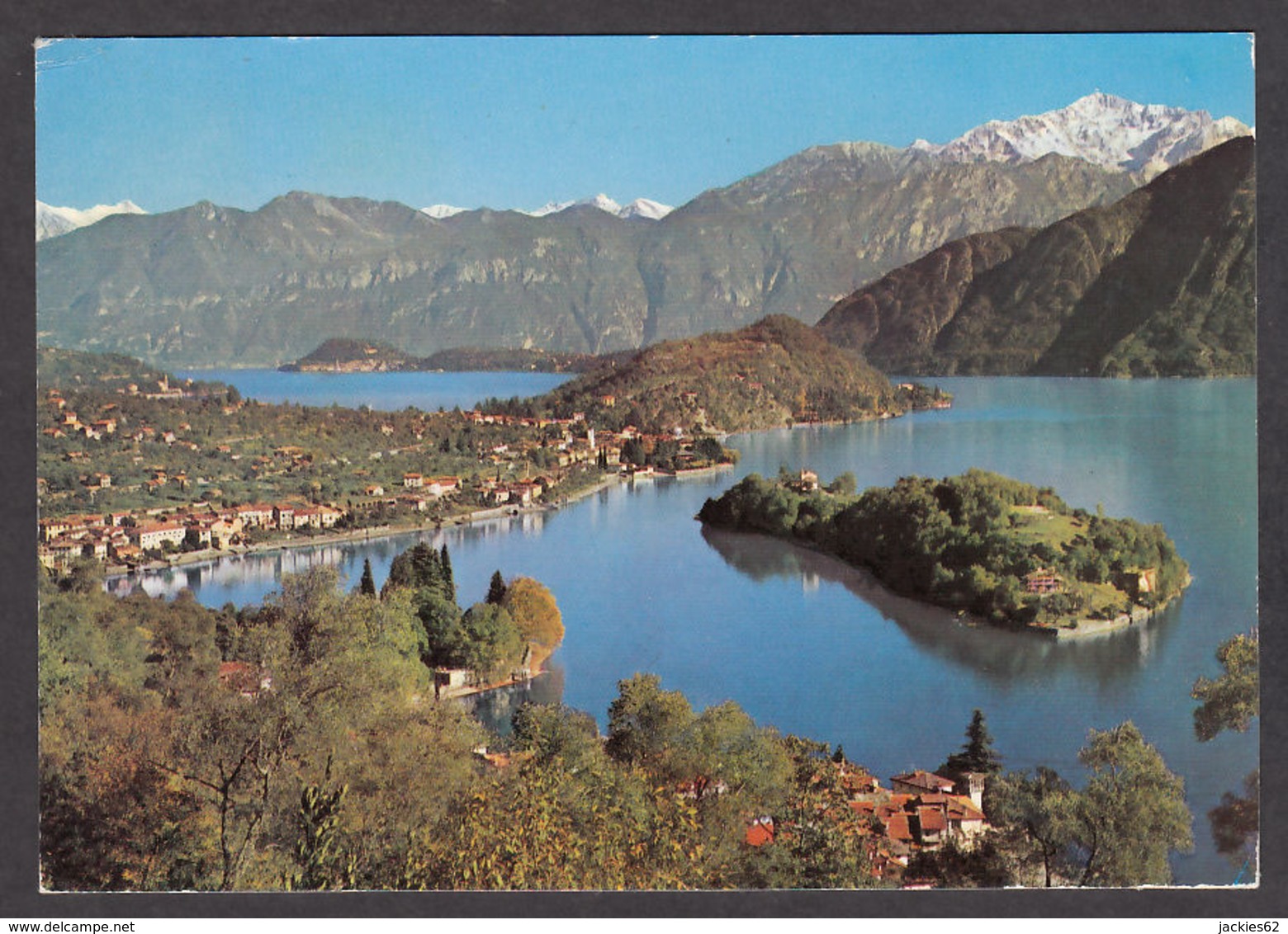 65294/ LAGO DI COMO, Centro Lago Con La Sfondo Di Bellagio - Altri & Non Classificati