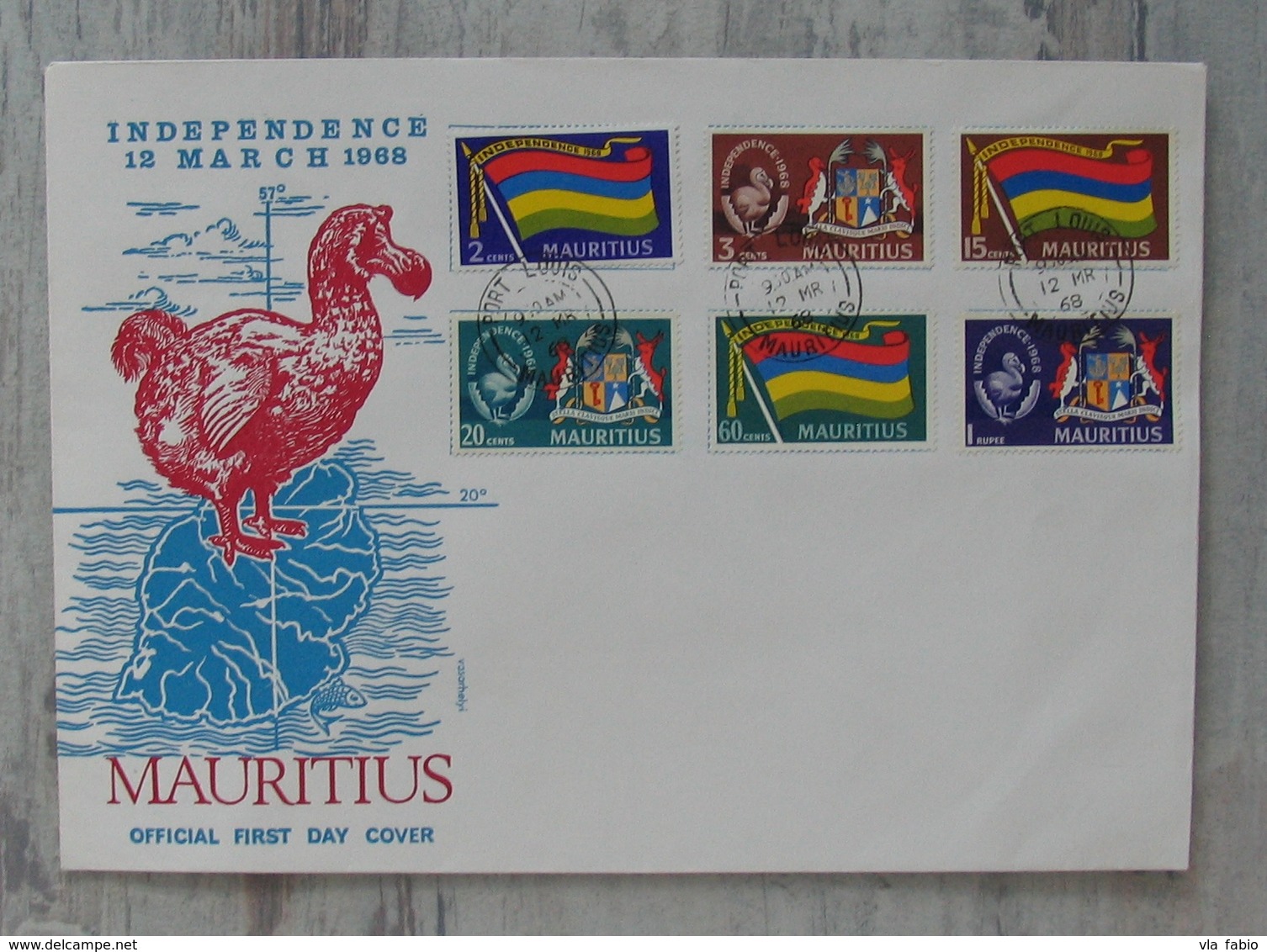 Mauritus 1968 Big Size FDC - Mauritius (1968-...)