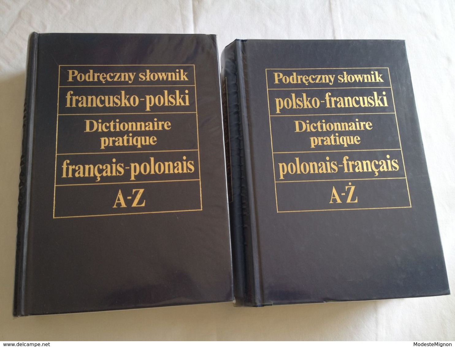 Dictionnaire Pratique Français - Polonais Et Polonais - Français Avec Supplément En 2 Tomes Reliés - Dictionnaires