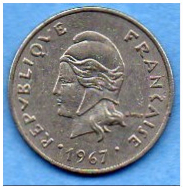 R13/ FRENCH POLYNESIA / POLYNESIE  20 Francs 1967 - Polynésie Française