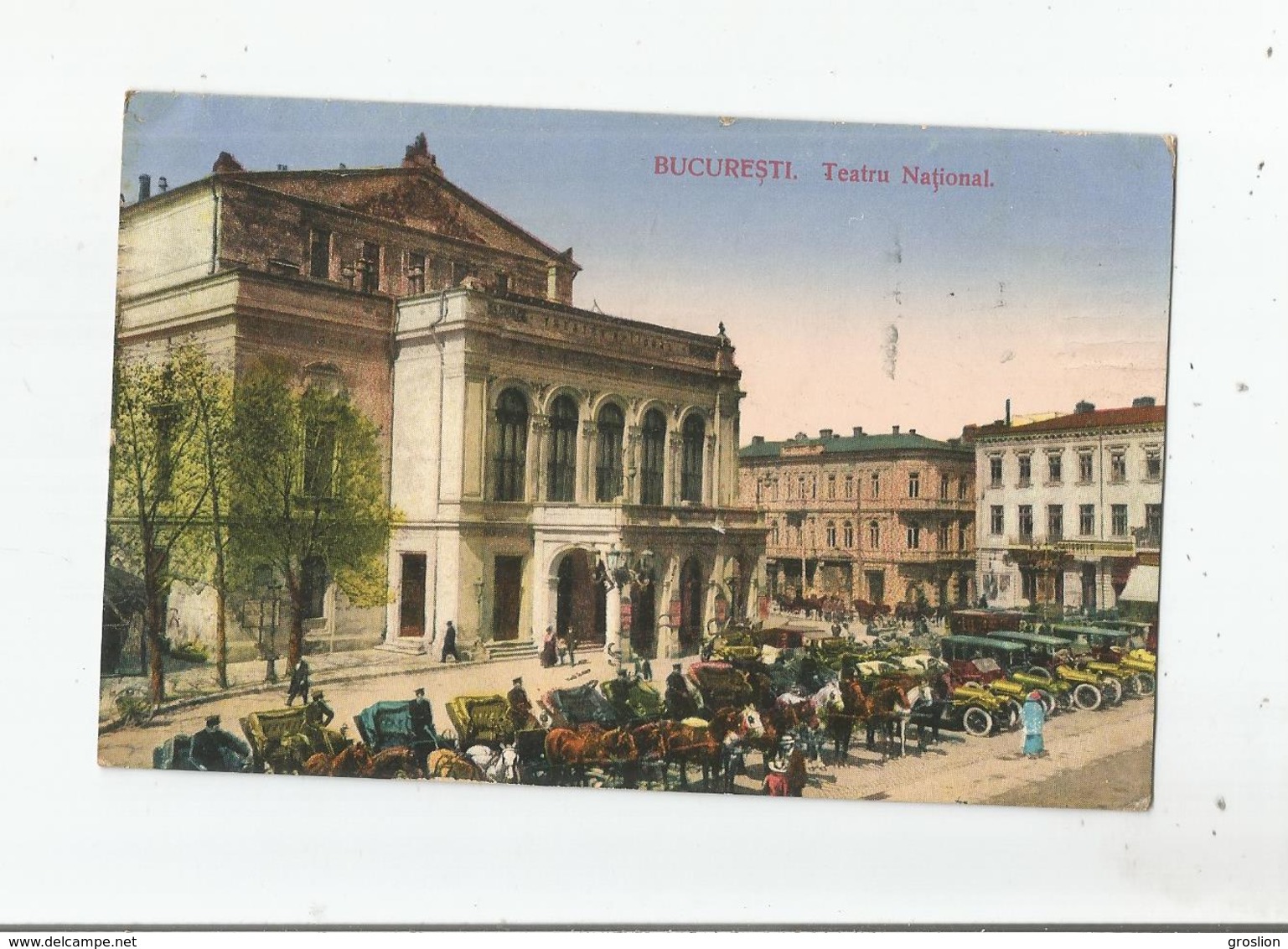 BUCURESTI TEATRU NATIONAL 1915 - Rumania