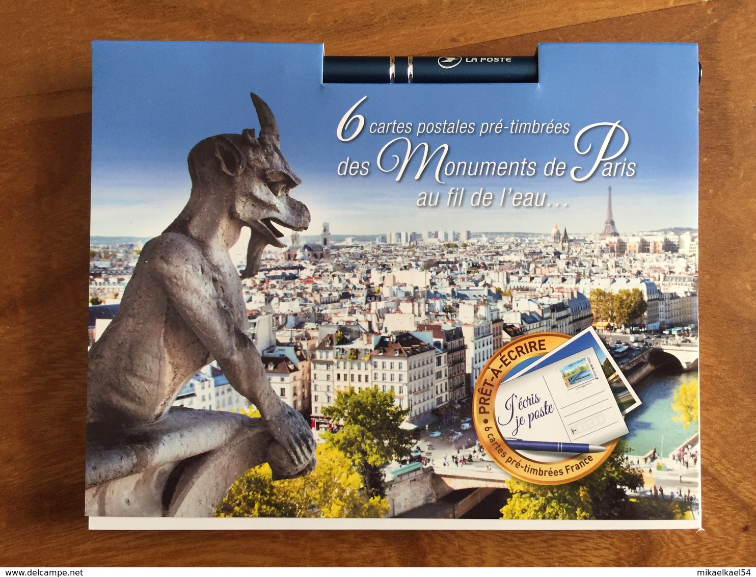 6 CARTES POSTALES PRE TIMBREES "Monuments De Paris Au Fil De L'eau" Dans Un Carnet Prêt à écrire 2018 Neuves - Prêts-à-poster:  Autres (1995-...)